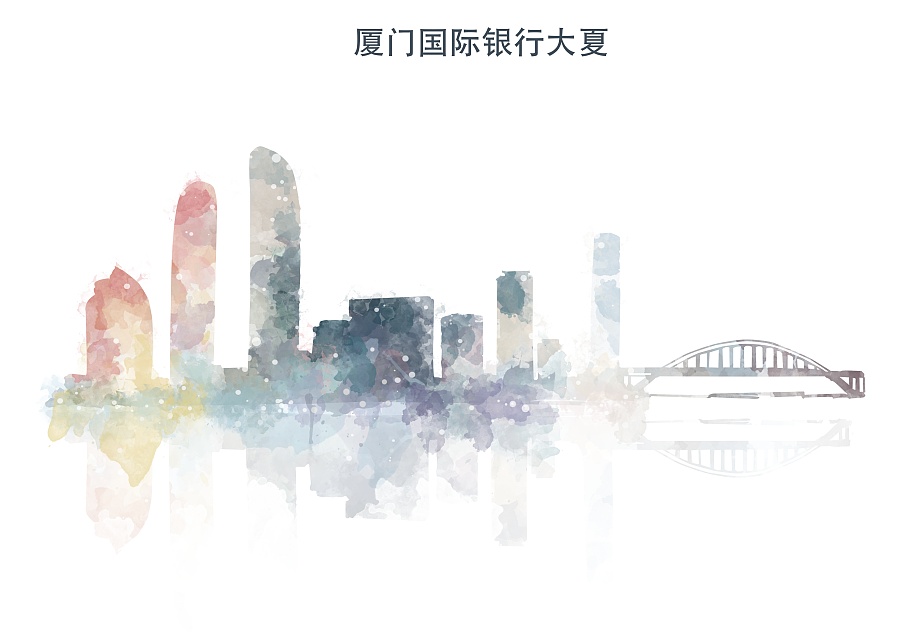 廈門風景插畫|商業插畫|插畫|待待就好 - 原創設計作品 